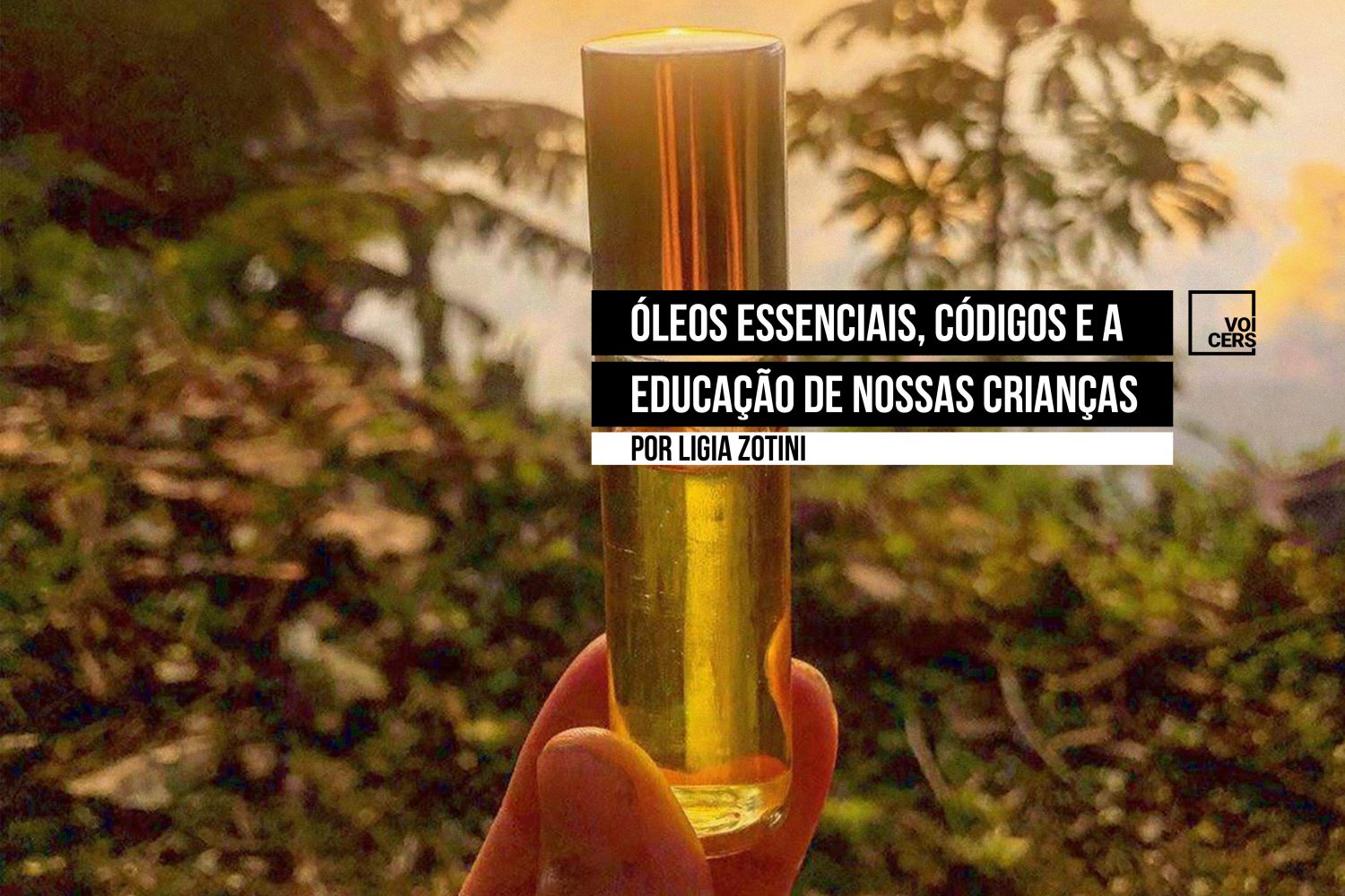 Óleos Essenciais, Códigos e a Educação de Nossas Crianças