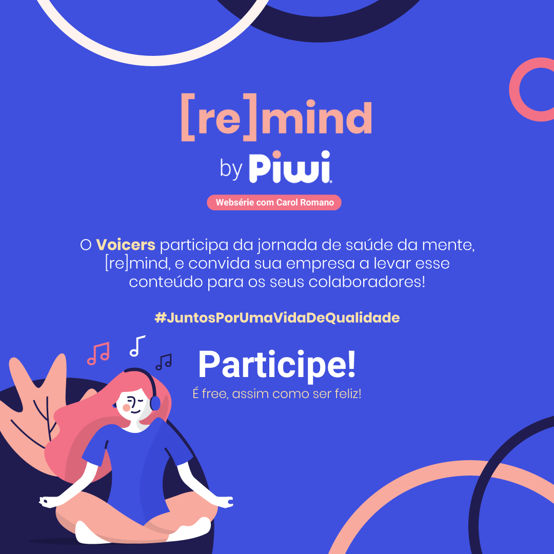 Voicers participa da Jornada de Saúde da Mente: [RE]mind