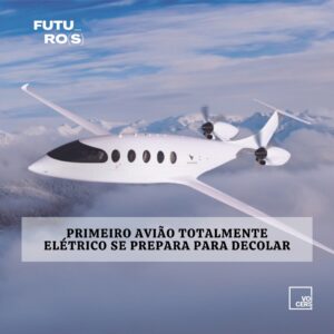 Primeiro avião totalmente elétrico se prepara para decolar